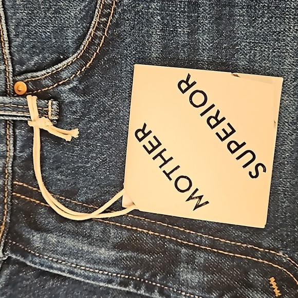 💕MOTHER💕 Dodger Short Short Fray Shorts Did You Bring Me Anything 28 NWT - Picture 14 of 16